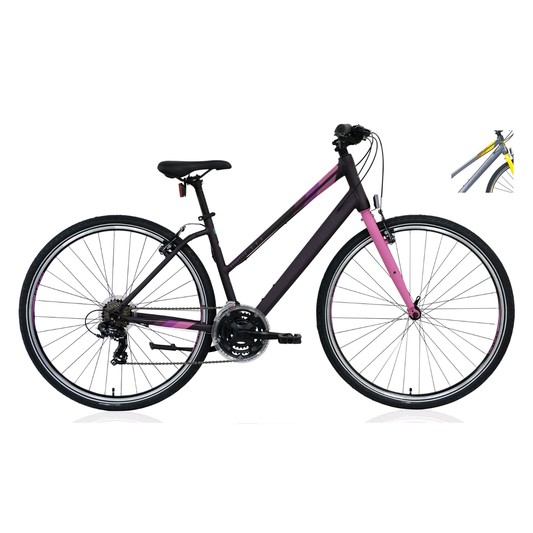 Carraro Sportive 322 28 Jant V Fren Şehir Bisikleti (Mat Antrasit-Sarı)