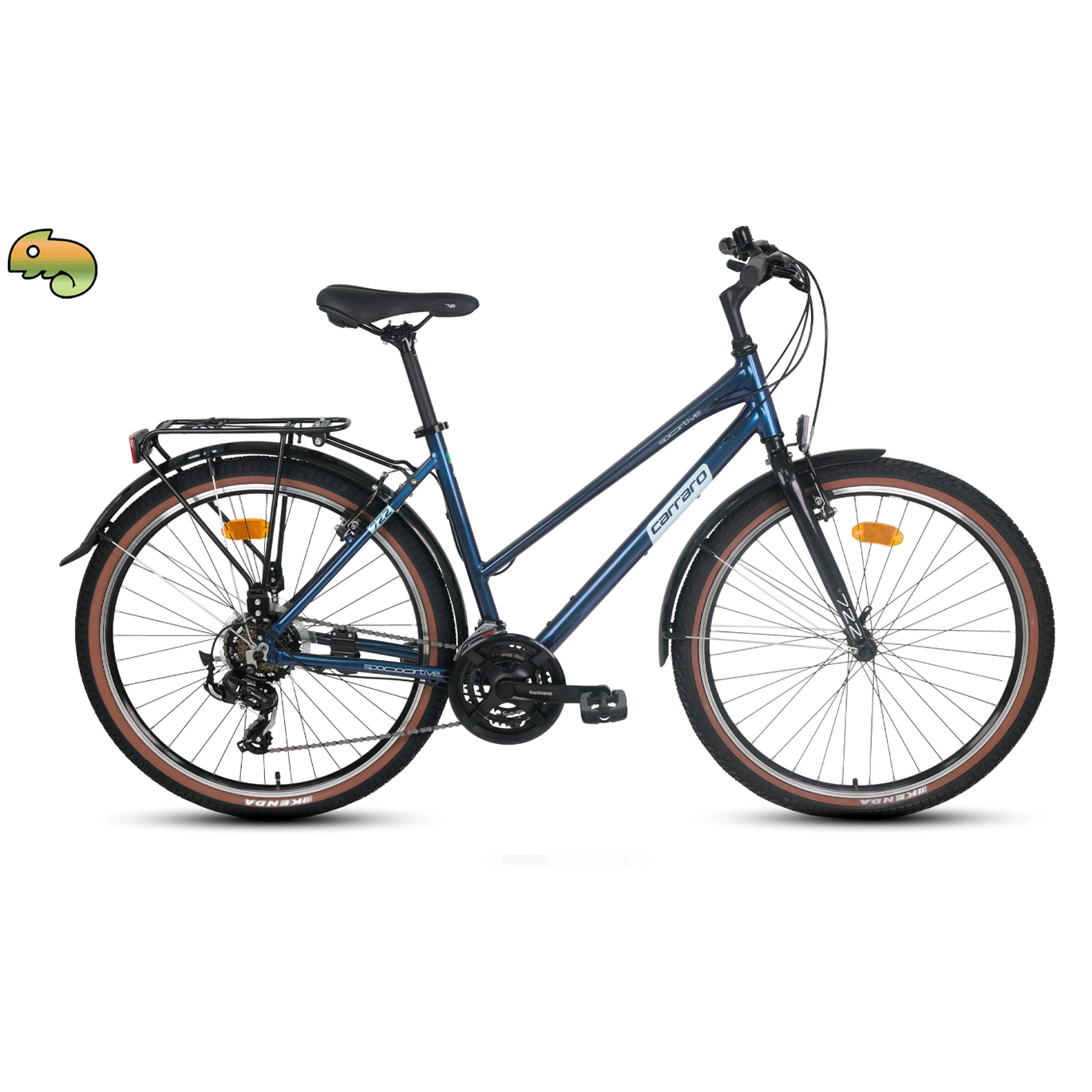 Carraro Sportive 722 27.5 Jant V Fren Şehir Bisikleti (Mavi Mor Yeşil Turkuaz)