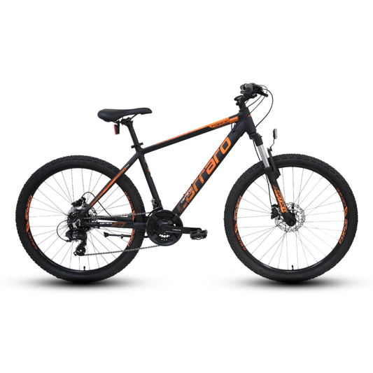 Carraro Force 620 26 Jant Hd Dağ Bisikleti (Mat Siyah-Turuncu-Gümüş)