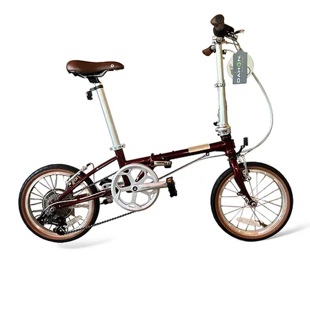 Dahon Boardwalk D7 16 Jant V Fren Katlanır Bisiklet (Bordo)