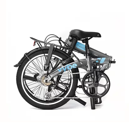 Dahon Vybe D7 Katlanır Bisiklet (Gri-Mavi)