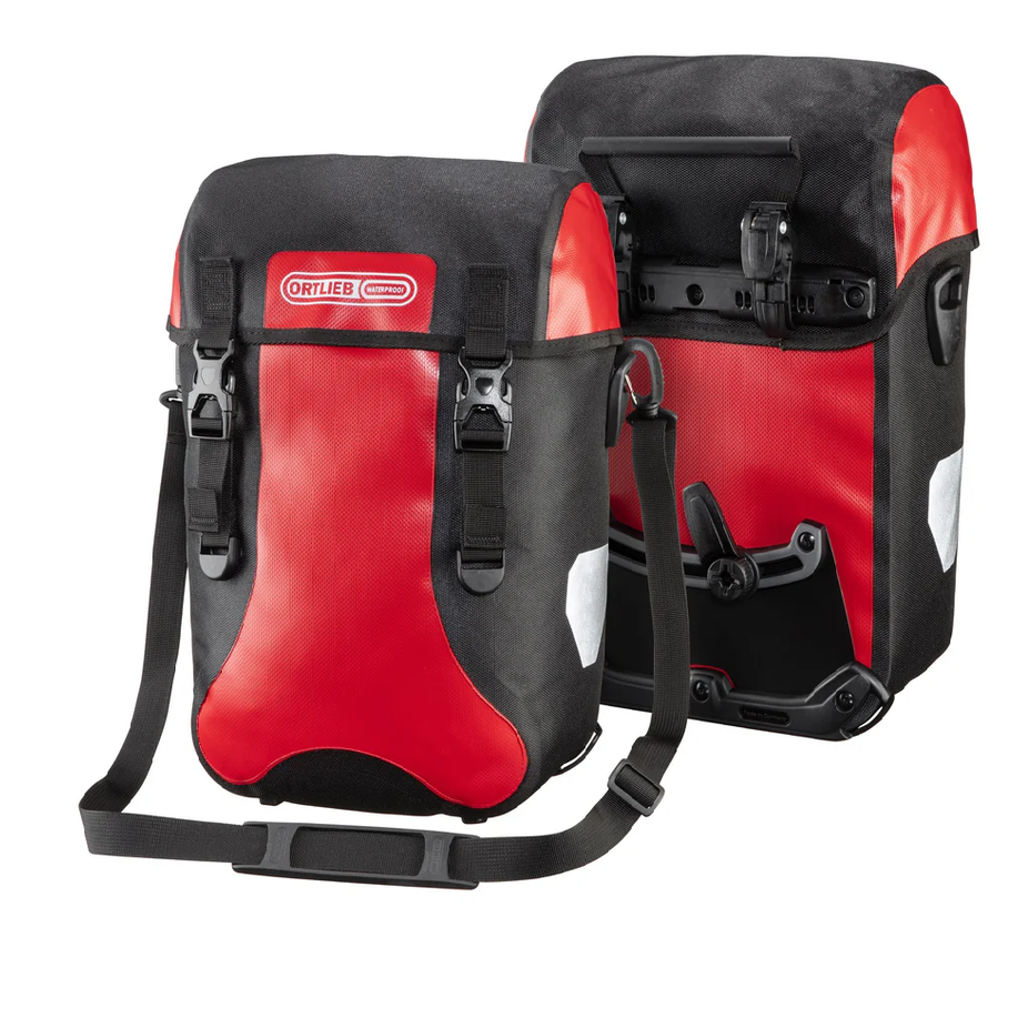 Ortlieb F4801 Sport Packer Classic Ön Çanta Siyah Kırmızı-Siyah