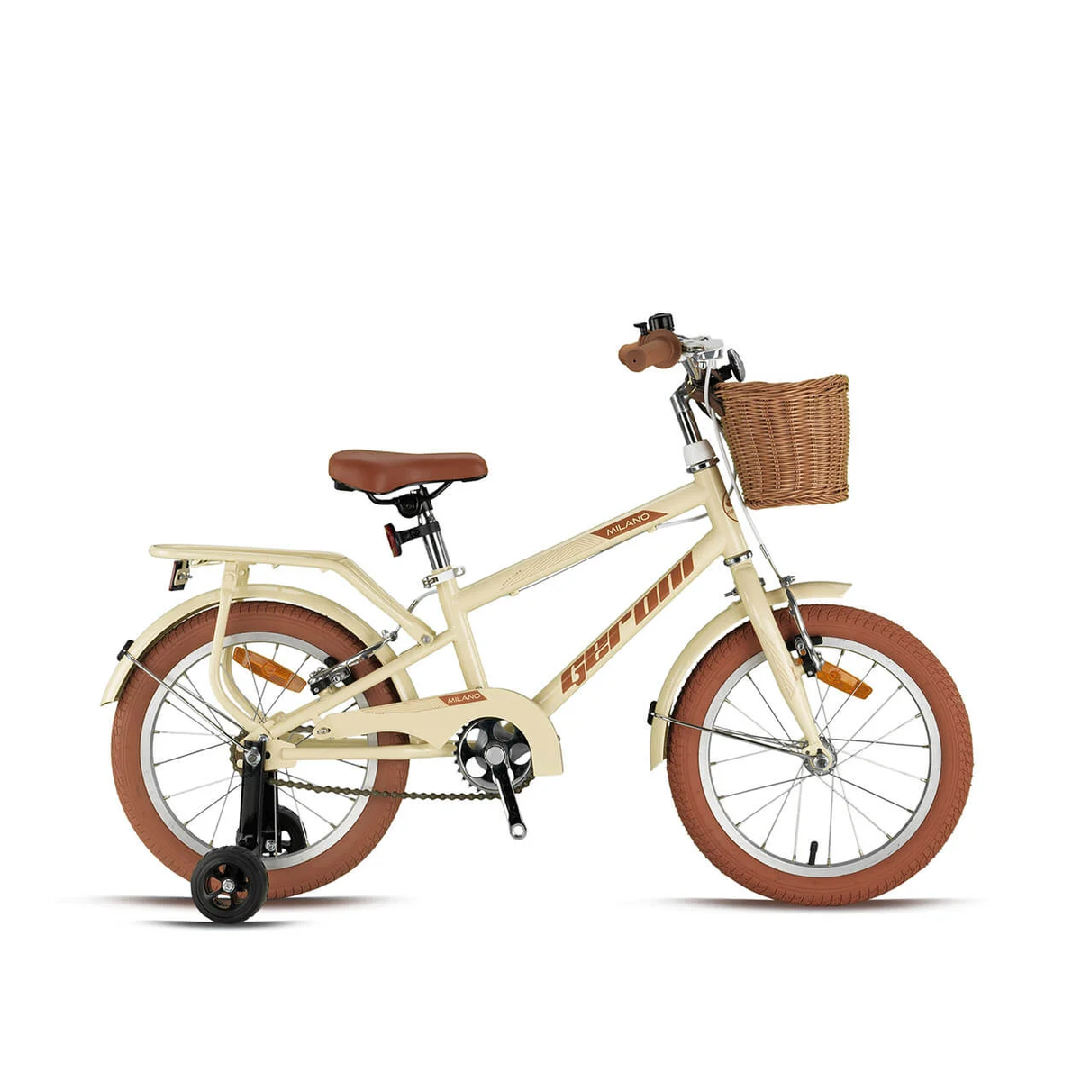 Geroni Milano 20 Jant Çocuk Bisikleti (Bej-Kahverengi)