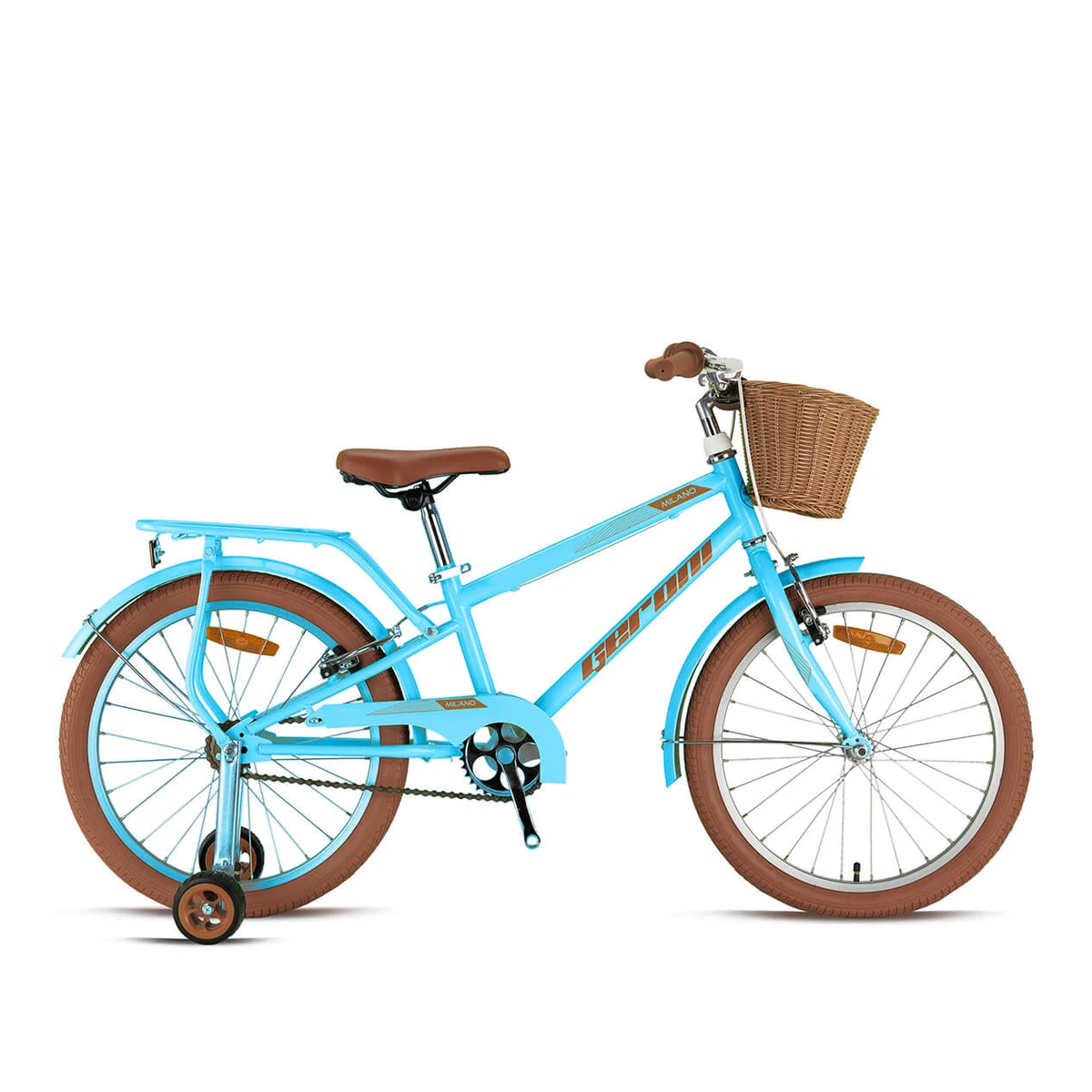 Geroni Milano 20 Jant Çocuk Bisikleti (Mavi-Kahverengi)