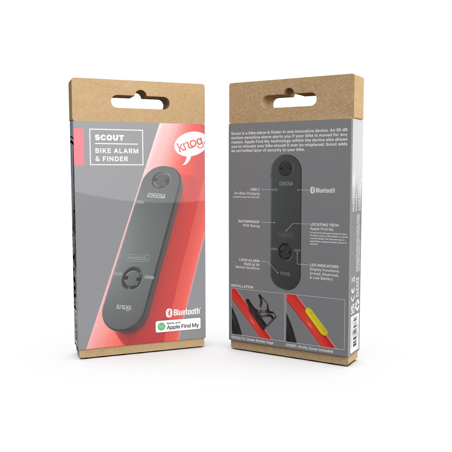 Bisiklet Alarm ve Takip Sistemi Knog Scout (Apple Uyumlu)