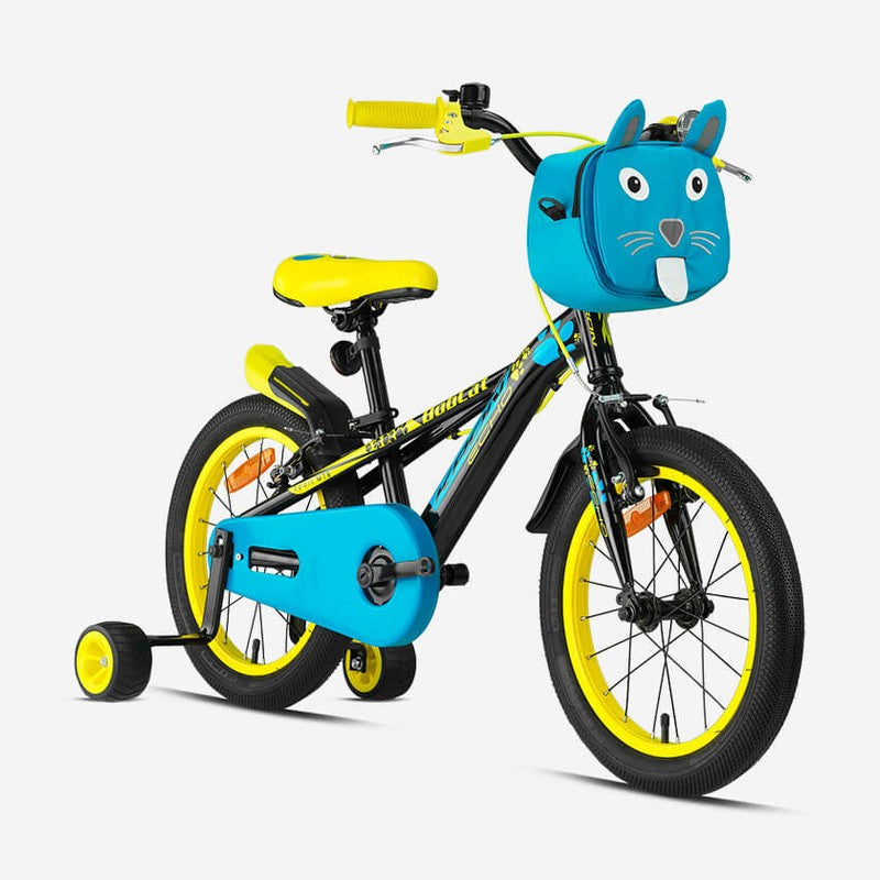 Kron Bobcat 16 Jant V Fren Çocuk Bisikleti (Siyah-Mavi-Sari)