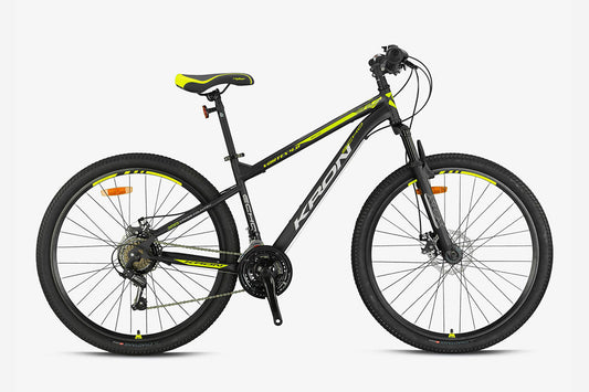 Kron Vortex 4.0 27.5 Jant Md Dağ Bisikleti (Mat Siyah-Neon Sarı)