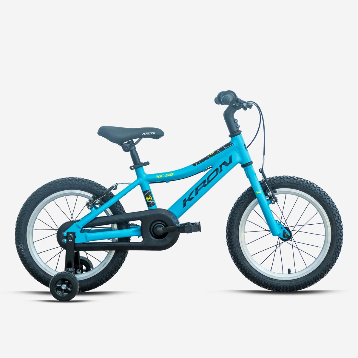 Kron Xc50 16 Jant V Fren Çocuk Bisikleti (Turkuaz Siyah Sarı)