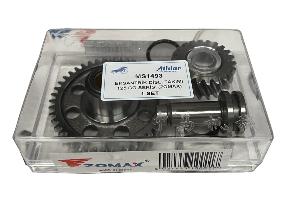 EKSANTRİK DİŞLİ TAKIMI 125 CG SERİSİ (ZOMAX)