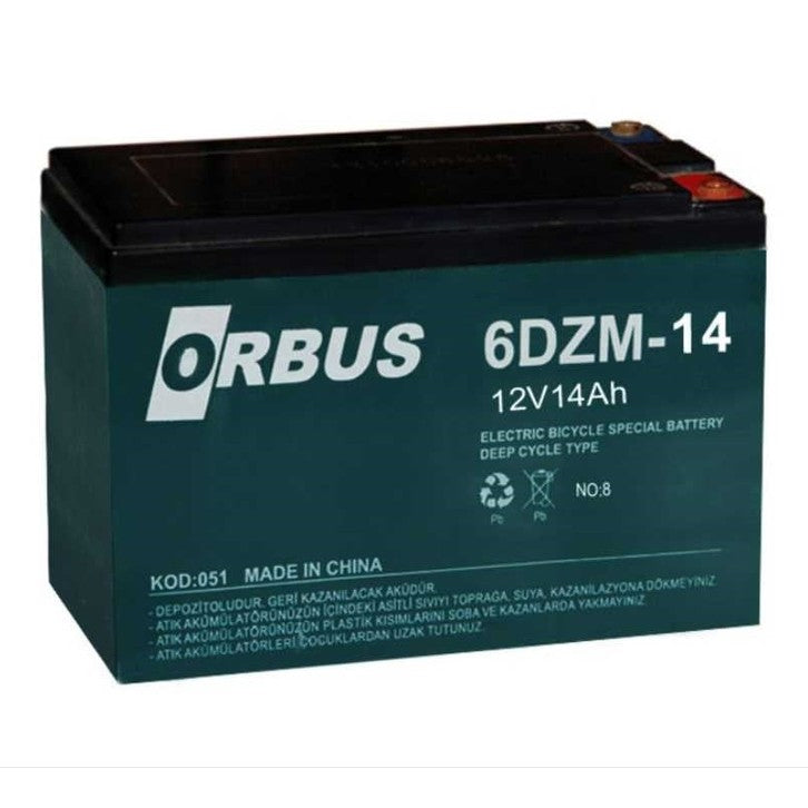 AKÜ E-BİKE EBAT14 (12V14AH) (12V14Ah/2Hr)