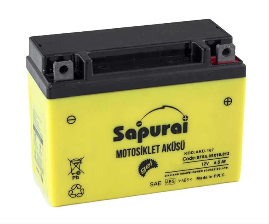AKÜ MOTOR YTX6,5L-BS (12V 6,5A/10HR)