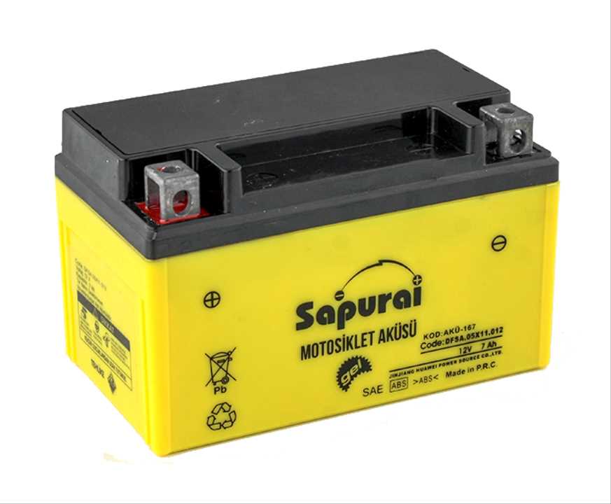 AKÜ MOTOR YTX7A-BS (12V 7A/10HR) (YATIK)
