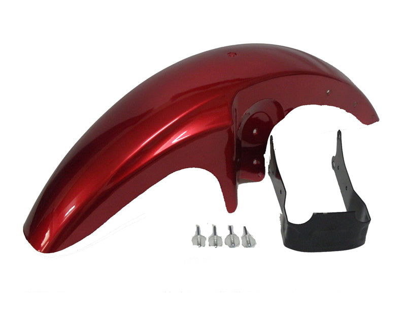ÖN ÇAMURLUK 125 CG PLASTİK METALİK KIRMIZI (Bağlantılı)