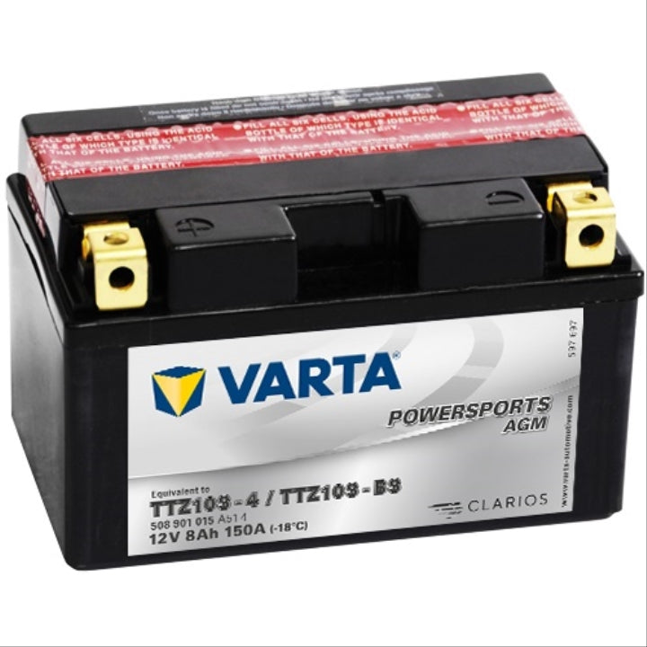 AKÜ MOTOR TTZ10S-BS 12V8Ah (SUYU YANINDA)