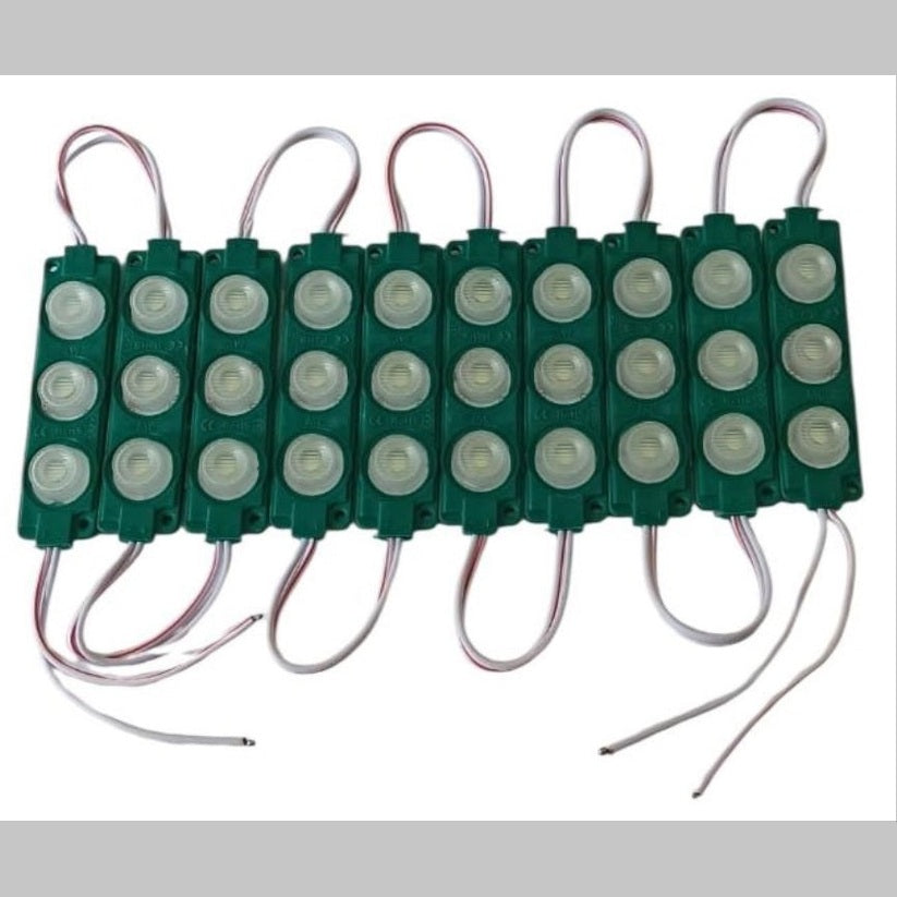 PARMAK LED YUVARLAK CAMLI YEŞİL (10 ADET) 12V