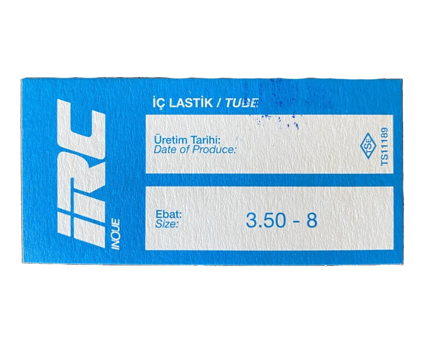 İÇ LASTİK 3.50-8 (DÜZ SİBOP) (8576) (TR13)