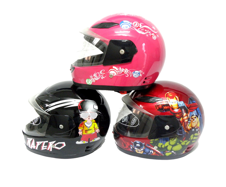 KASK ÇOCUK ÇENELİ (4 RENK) NO: C 01