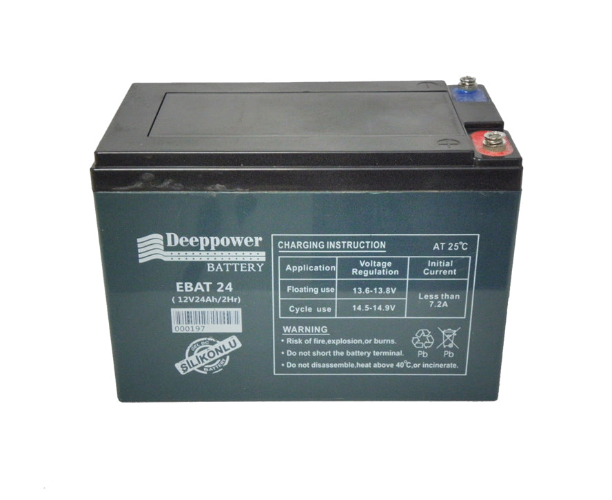 AKÜ E-BİKE EBAT24 (NP24-12) (12V24Ah/2Hr)