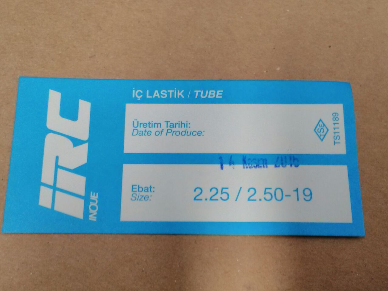 İÇ LASTİK 2.25/2.50-19 (8527)