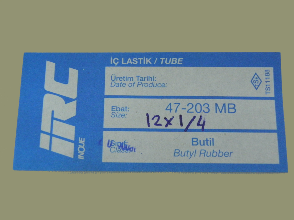 İÇ LASTİK 12 x 1.75 (47/203 MB) (8635)