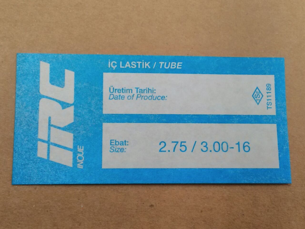 İÇ LASTİK 2.75/3.00-16 (8543)