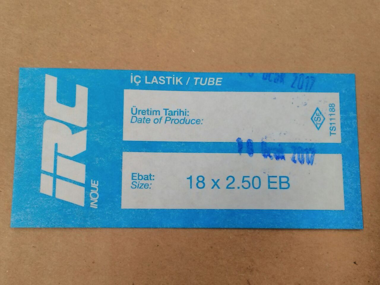 İÇ LASTİK 18x2.50 (EB CR-202) (8509)