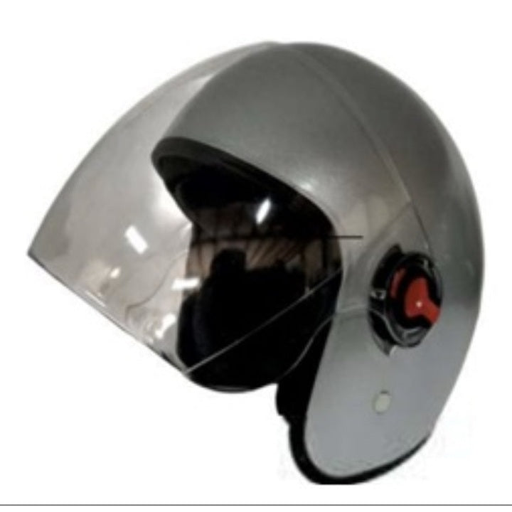KASK ÇENELİKSİZ (Camlı) GRİ