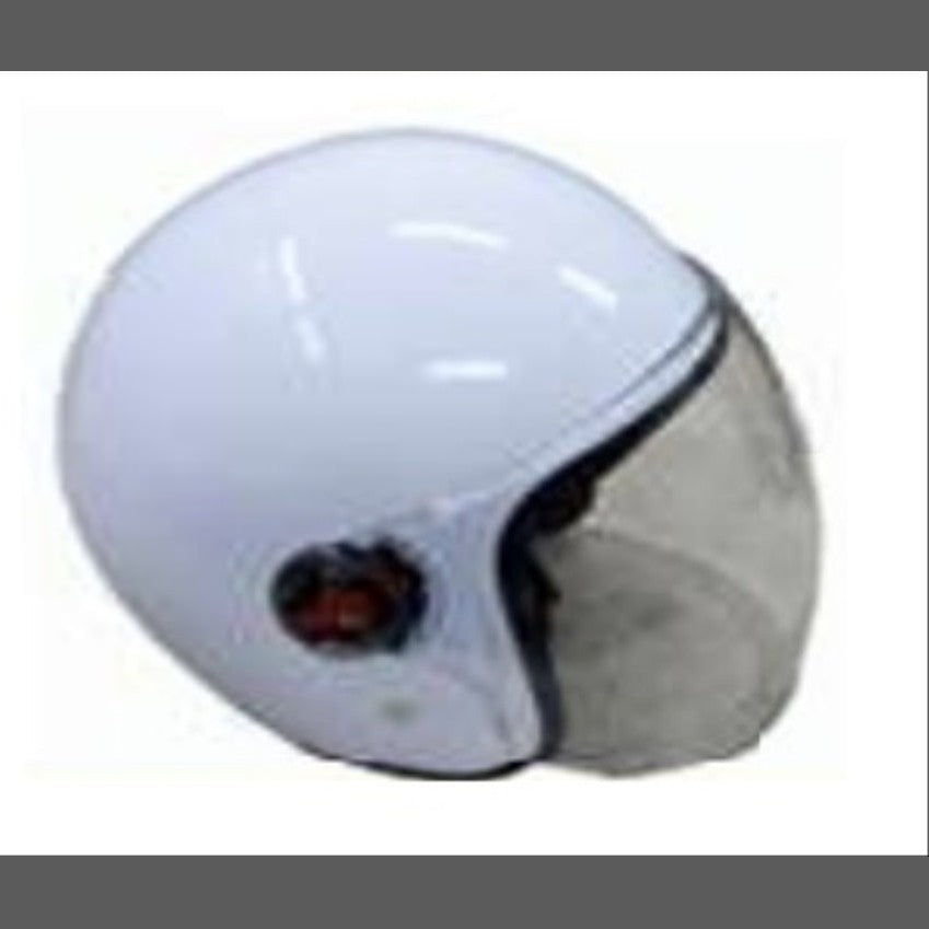 KASK ÇENELİKSİZ (Camlı) BEYAZ