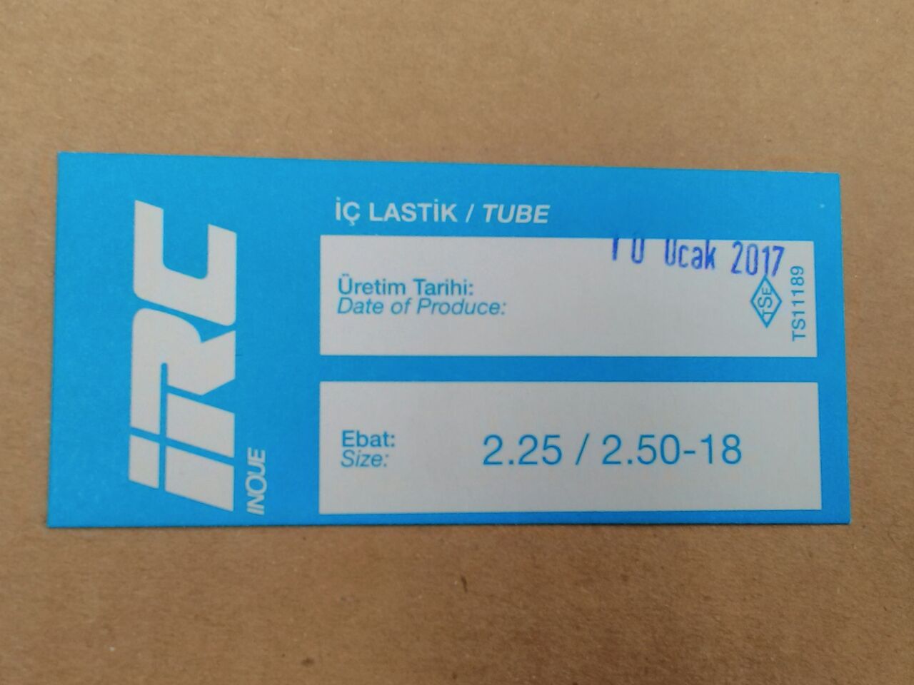 İÇ LASTİK 2.25/2.50-18 (8523)