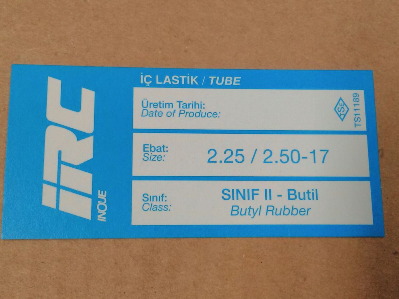 İÇ LASTİK 2.25/2.50-17 (8517)