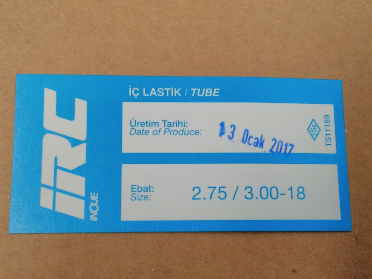 İÇ LASTİK 2.75/3.00-18 (8547)