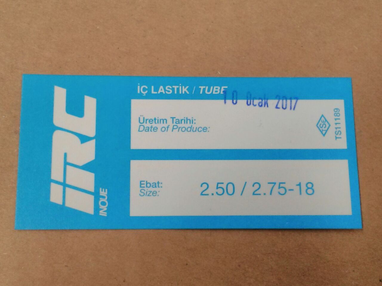 İÇ LASTİK 2.50/2.75-18 (8541)