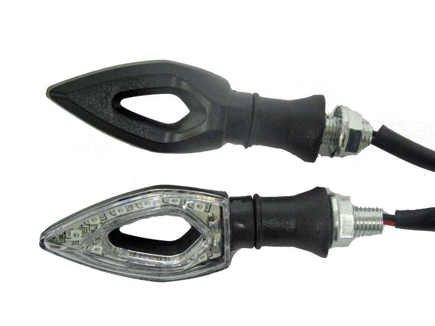 SİNYAL LED D-35 SİYAH (BEYAZ IŞIK) (2 li TK)