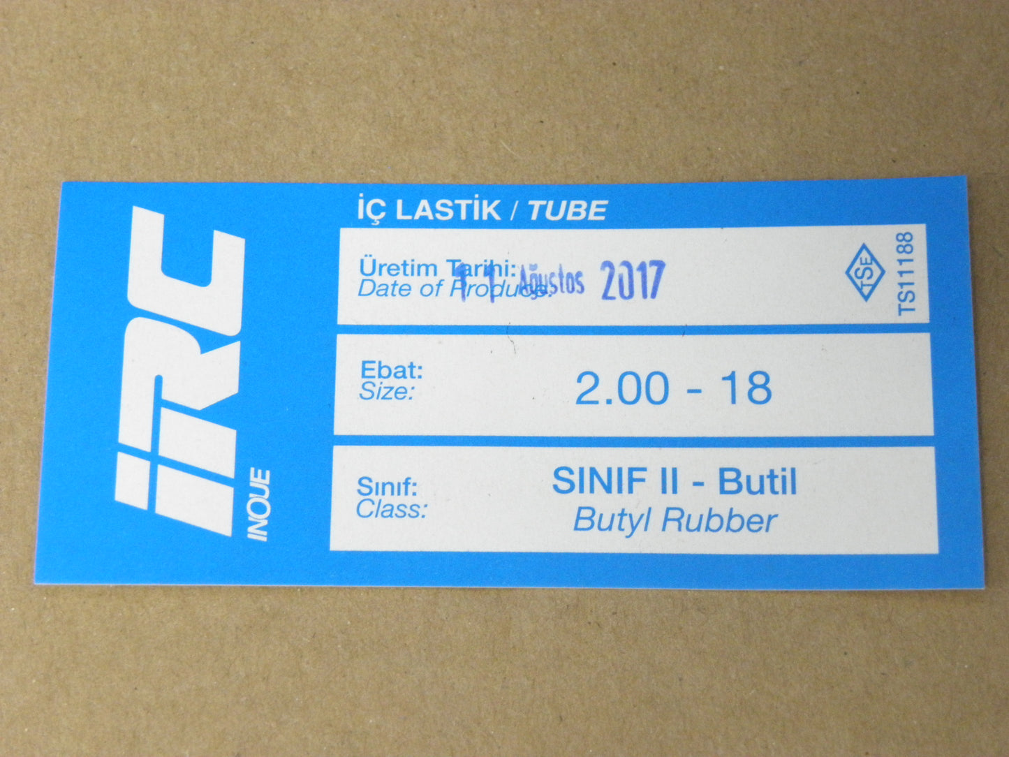 İÇ LASTİK 2.00-18 (8623)
