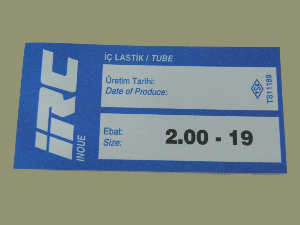 İÇ LASTİK 2.00-19 (8618)