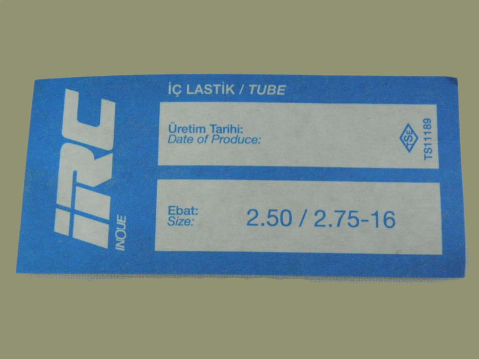 İÇ LASTİK 2.50/2.75-16 (8535)