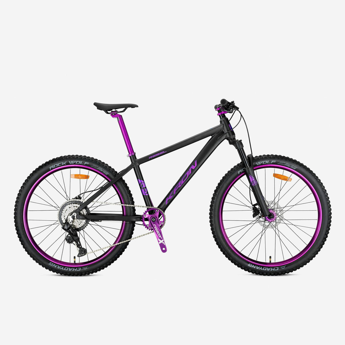 Kron Rebel 27.5 Jant Dağ Bisikleti (Mat Siyah-Mor)