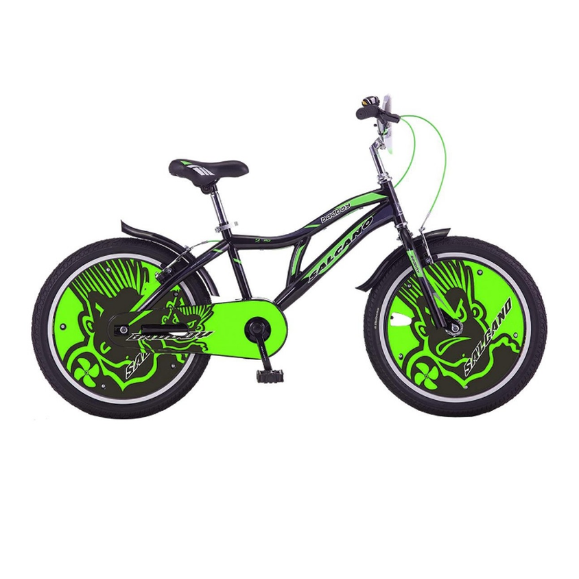 Salcano Badboy 20 Jant Çocuk Bisikleti (Siyah-Yeşil)
