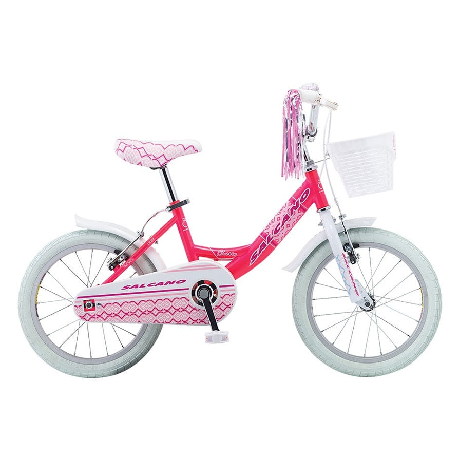 Salcano Cherry 16 Jant Çocuk Bisikleti (Pembe-Beyaz)
