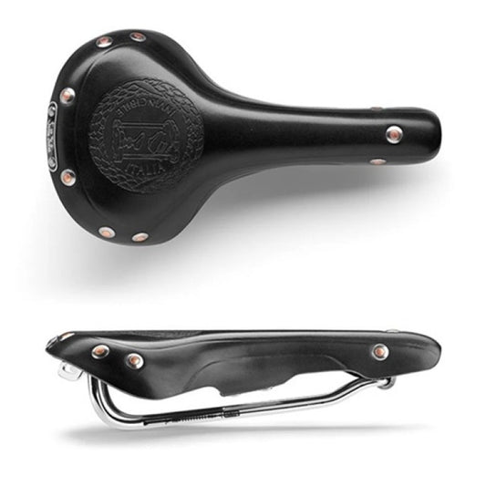 Selle Italia Mitica Vintage Deri Sele - Siyah
