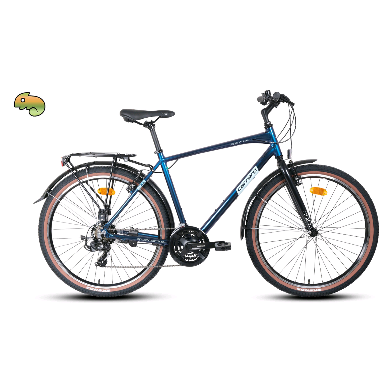 Carraro Sportive 721 27.5 Jant Şehir/Tur Bisikleti (Mavi-Mor-Yeşil-Turkuaz)