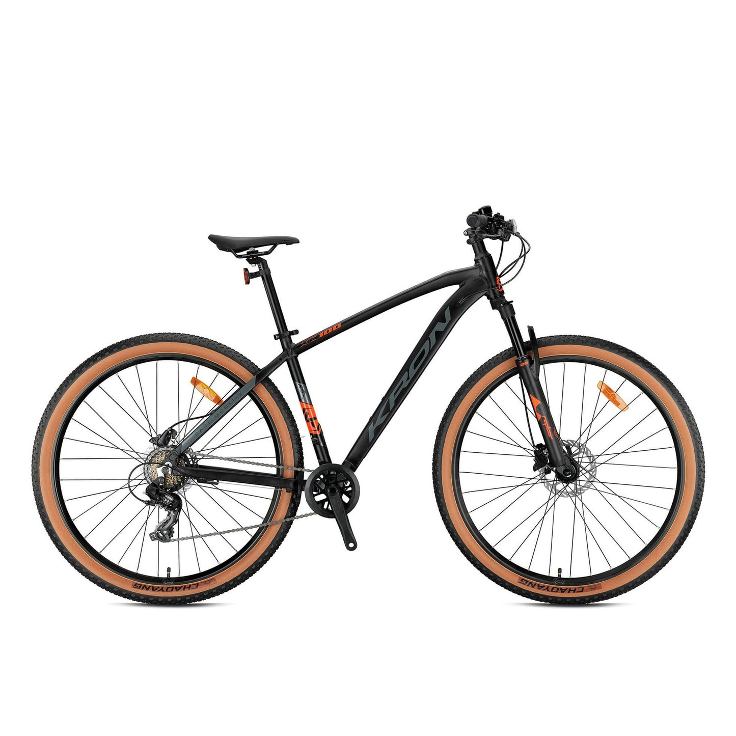 Kron Xc 100 24 Jant Dağ Bisikleti Hd (Mat Siyah-Neon Turuncu)