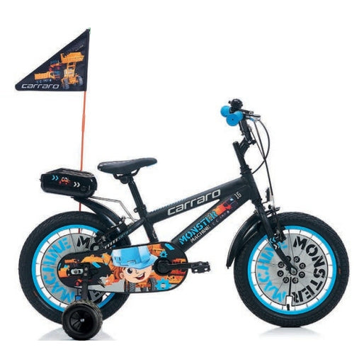 Carraro Monster 16 Jant Çocuk Bisikleti (Kırmızı Gri Siyah)