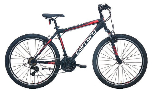 Carraro Speed 260 26 V Dağ Bisikleti (Mat Siyah-Kırmızı-Koyu Kırmızı)