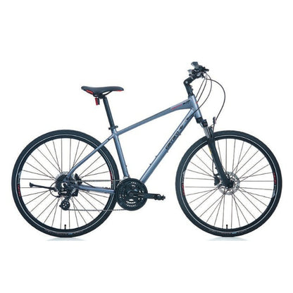 Carraro Sportive 225 28 Jant Hd Şehir Bisikleti (Mat Antrasit Siyah Kırmızı)