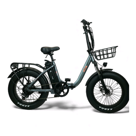 Alba Fold S 20 Jant Elektrikli Katlanır Bisiklet (Füme)