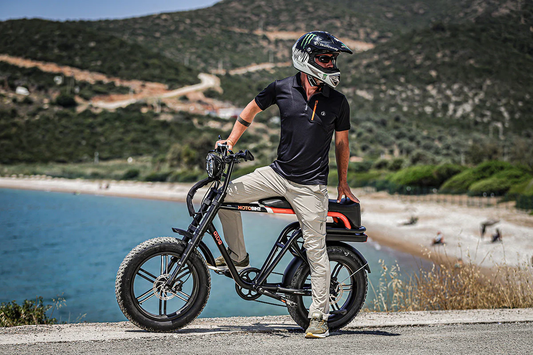 Alba Motobike Elektrikli Bisiklet Siyah Turuncu (16Ah)