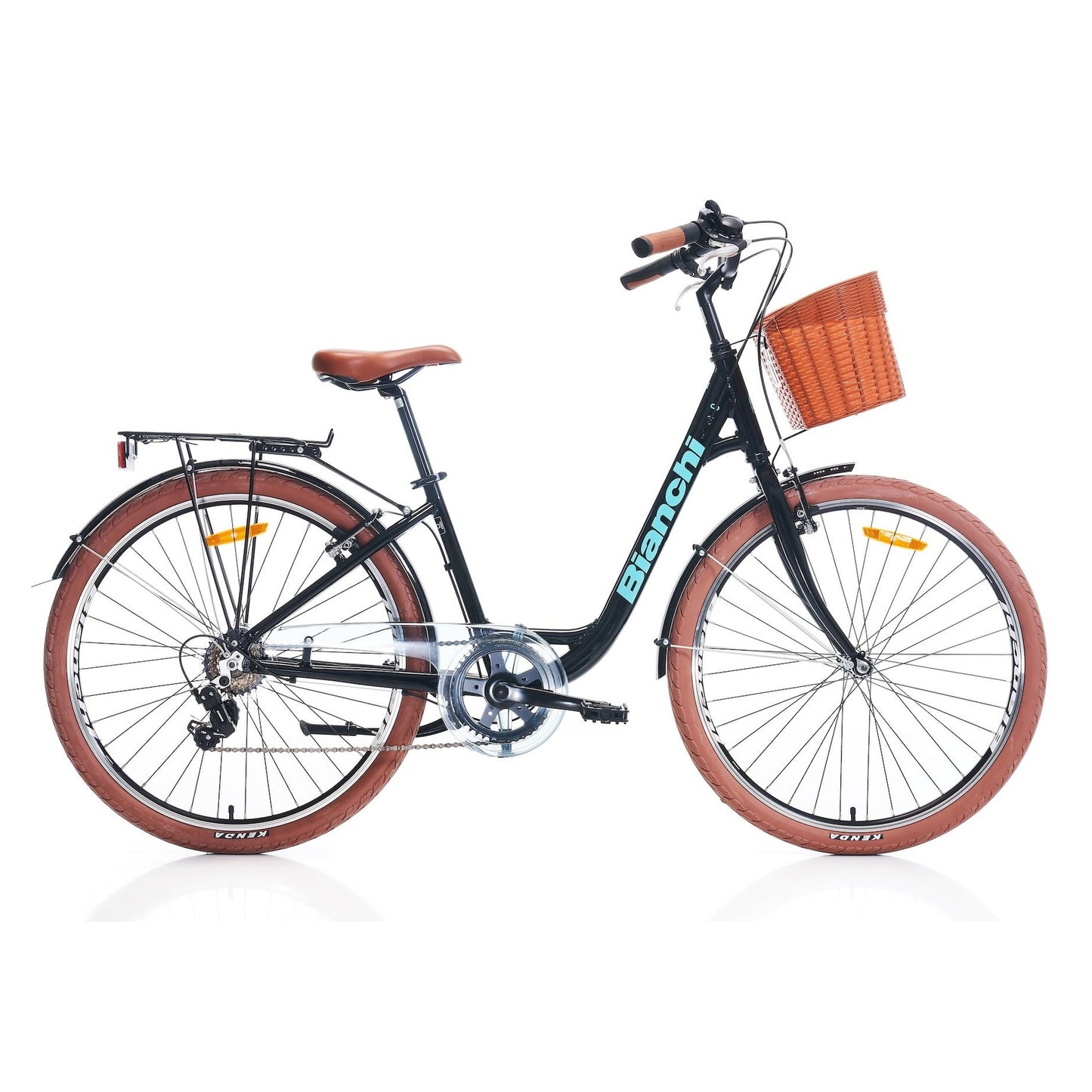 Bianchi C261 26 Jant V Fren Şehir Bisikleti (Siyah-Celeste)