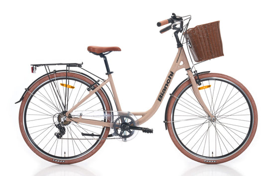 Bianchi C281 28 Jant V Fren Şehir Bisikleti (Krem)
