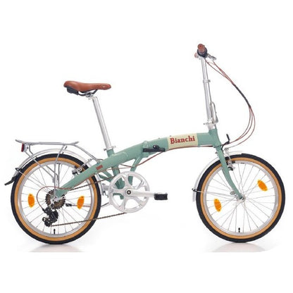 Bianchi New Vintage 20 Jant V Katlanır Bisiklet (Celeste Glossy)